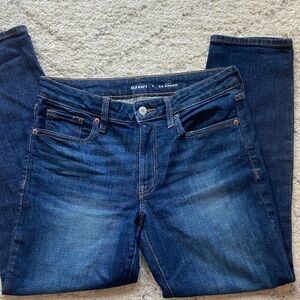 Old Navy Men's Dark Blue Slim Straight Jeans